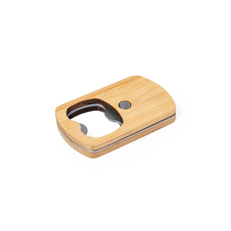 Ouvre-bouteille  en bambou personnalisé - Strol Matières : bambou impression haute définition