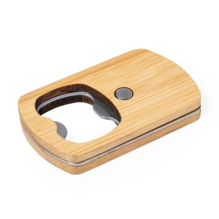 Ouvre-bouteille  en bambou personnalisé - Strol Matières : bambou impression haute définition
