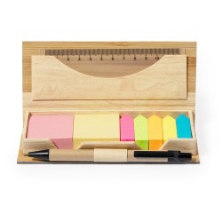 Set de Bureau Éco-responsable Personnalisé Mikonen Matières : bambou impression haute définition