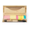 Set de Bureau Éco-responsable Personnalisé Mikonen Matières : bambou impression haute définition