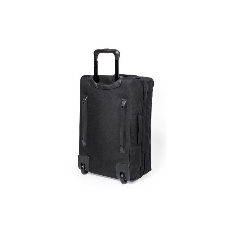 Trolley Éco-responsable et Pratique Personnalisé pas cher - Chertan Couleurs : noir Matières : polyester recyclé goodies publici