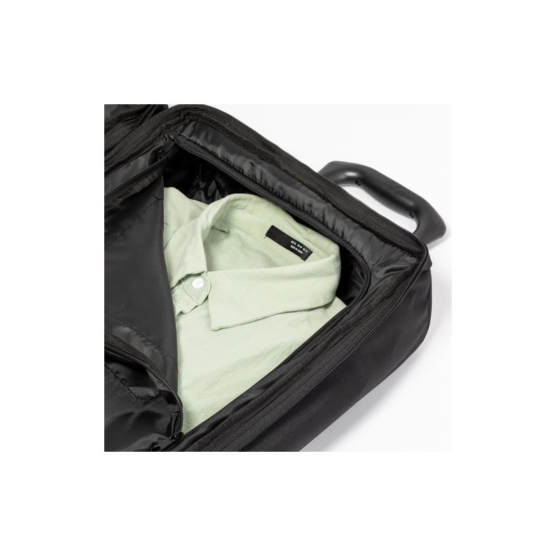 Trolley Éco-responsable et Pratique Personnalisé pas cher - Chertan Couleurs : noir Matières : polyester recyclé impression haut