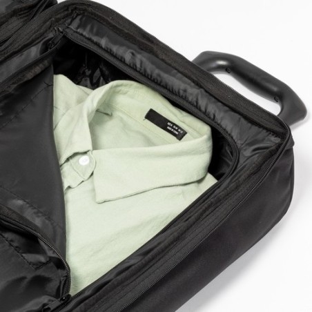Trolley Éco-responsable et Pratique Personnalisé pas cher - Chertan Couleurs : noir Matières : polyester recyclé impression haut