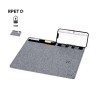 Tapis de Souris Chargeur Multifonction Personnalisable Deuz Matières : PET recyclé Couleurs : gris personnalisable avec votre lo