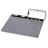 Tapis de Souris Chargeur Multifonction Personnalisable Deuz Matières : PET recyclé Couleurs : gris impression haute définition