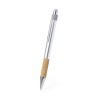 Stylet Éco-responsable et Pratique Personnalisé Bille Fobox Matières : liège Couleurs : argenté cadeau entreprise pas cher