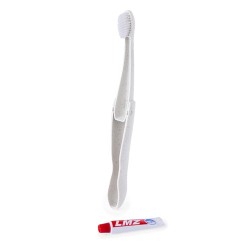 Set de Brosse à Dents Éco-responsable, Pratique et Personnalisé Amondo Couleurs : naturel cadeau entreprise pas cher