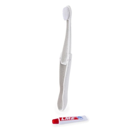 Set de Brosse à Dents Éco-responsable, Pratique et Personnalisé Amondo Couleurs : naturel cadeau entreprise pas cher