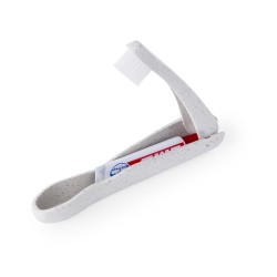Set de Brosse à Dents Éco-responsable, Pratique et Personnalisé Amondo Couleurs : naturel impression haute définition