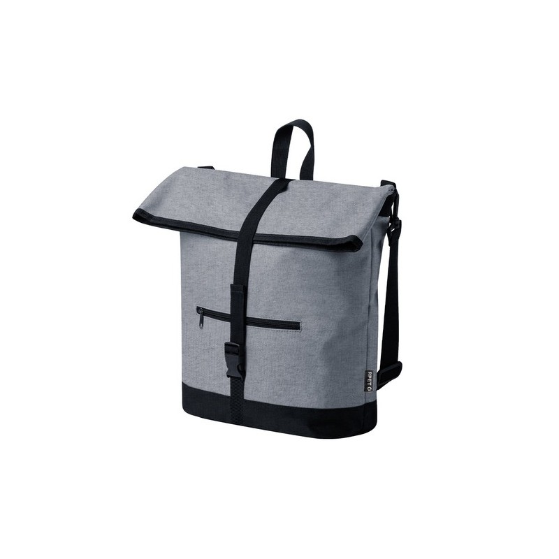 Sac Éco-Responsable Personnalisé de Vélo pas cher Hulken Couleurs : gris Matières : polyester recyclé cadeau entreprise pas cher
