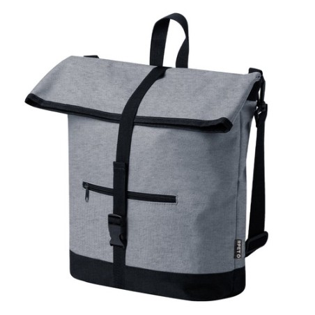 Sac Éco-Responsable Personnalisé de Vélo pas cher Hulken Couleurs : gris Matières : polyester recyclé cadeau entreprise pas cher