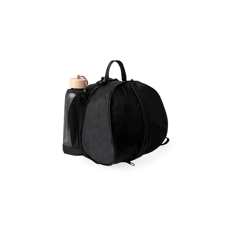Sac Éco-responsable Personnalisé et Fonctionnel à Ballon Lafin pas cher Couleurs : noir Matières : polyester recyclé livraison e