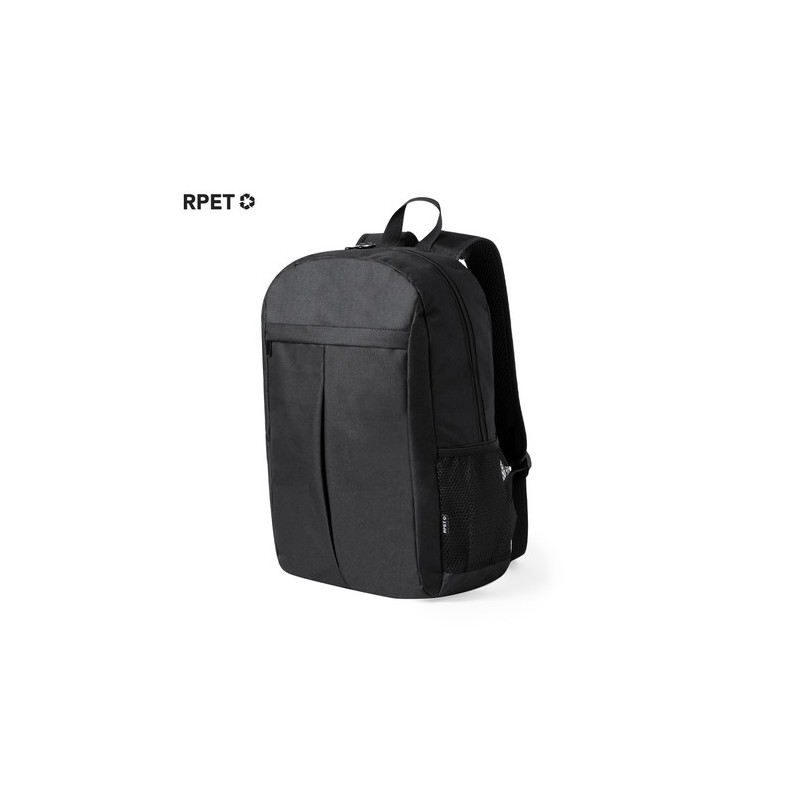 Sac à Dos Personnalisé pas cher pour Événements - Amurax Couleurs : noir Matières : polyester recyclé personnalisable avec votre
