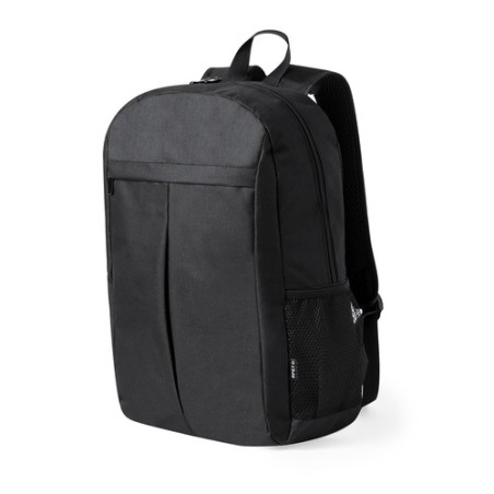 Sac à Dos Personnalisé pas cher pour Événements - Amurax Couleurs : noir Matières : polyester recyclé cadeau entreprise pas cher
