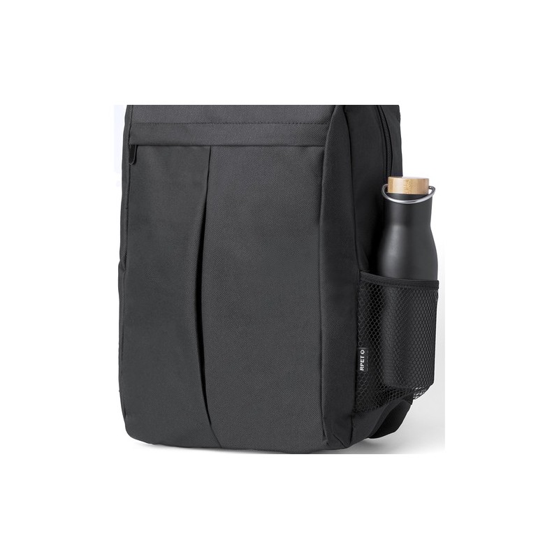 Sac à Dos Personnalisé pas cher pour Événements - Amurax Couleurs : noir Matières : polyester recyclé impression haute définitio