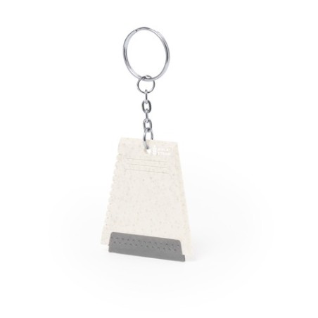 Porte-Clés Éco-responsable Pratique Gratte-Glace Ucko Matières : polystyrène (PS) Couleurs : naturel cadeau entreprise pas cher