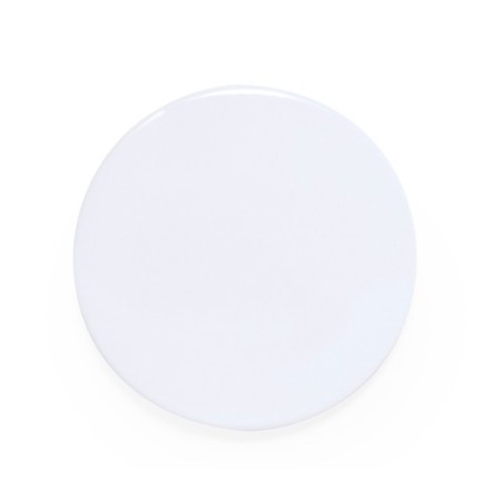 Badge Personnalisable Éco-responsable pour Entreprises - Varek Couleurs : blanc