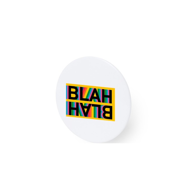 Badge Personnalisable Éco-responsable pour Entreprises - Varek Couleurs : blanc cadeau entreprise pas cher