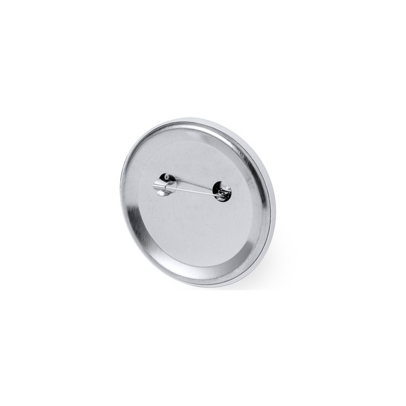 Badge Personnalisable Éco-responsable pour Entreprises - Varek Couleurs : blanc goodies publicitaire événementiel