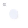 Broche Personnalisée Éco-responsable pour Événements - Suju Couleurs : blanc personnalisable avec votre logo