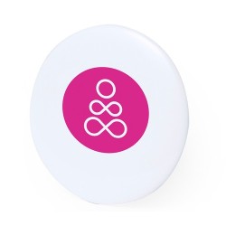 Broche Personnalisée Éco-responsable pour Événements - Suju Couleurs : blanc cadeau entreprise pas cher