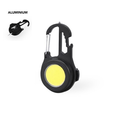 Outil Pratique Multi Éco-responsable Argix Matières : aluminium Couleurs : noir personnalisable avec votre logo