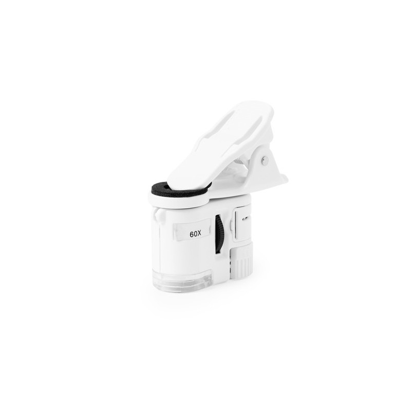 Microscope High-Tech Personnalisé 60X Saganix pas cher Couleurs : blanc cadeau entreprise pas cher