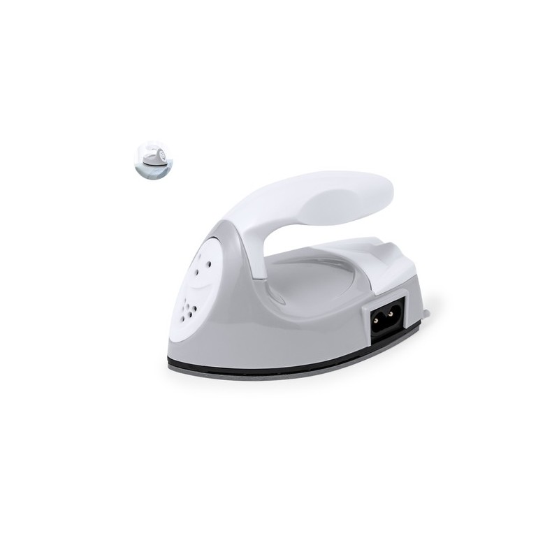 Fer à Repasser Personnalisé Compact et Ergonomique Kiop Couleurs : blanc personnalisable avec votre logo