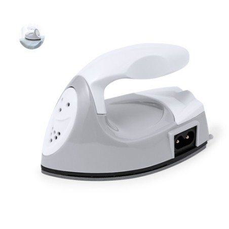 Fer à Repasser Personnalisé Compact et Ergonomique Kiop Couleurs : blanc personnalisable avec votre logo