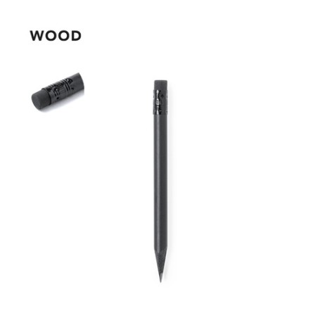 Crayon en Bois Naturel Publicitaire Vexor Matières : bois Couleurs : noir personnalisable avec votre logo