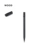 Crayon en Bois Naturel Publicitaire Vexor Matières : bois Couleurs : noir personnalisable avec votre logo