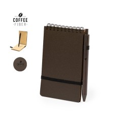 Cahier Personnalisé Éco-responsable pour Objets Publicitaires - Pacam Matières : polypropylène (PP) Couleurs : marron 2