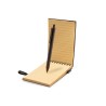 Cahier Personnalisé Éco-responsable pour Objets Publicitaires - Pacam Matières : polypropylène (PP) Couleurs : marron impression