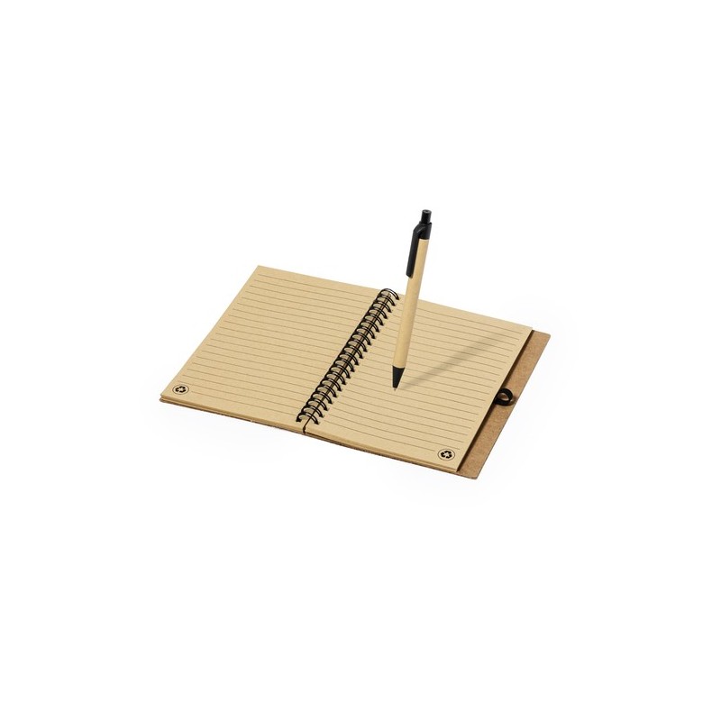 Cahier Éco-responsable Personnalisé Stylé Gienah pas cher Matières : liège Couleurs : noir livraison express 24h 48h