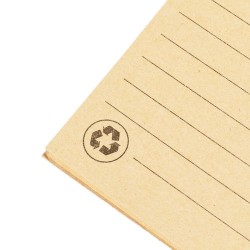 Cahier Éco-responsable Personnalisé Stylé Gienah pas cher Matières : liège Couleurs : noir objet promotionnel éco-responsable
