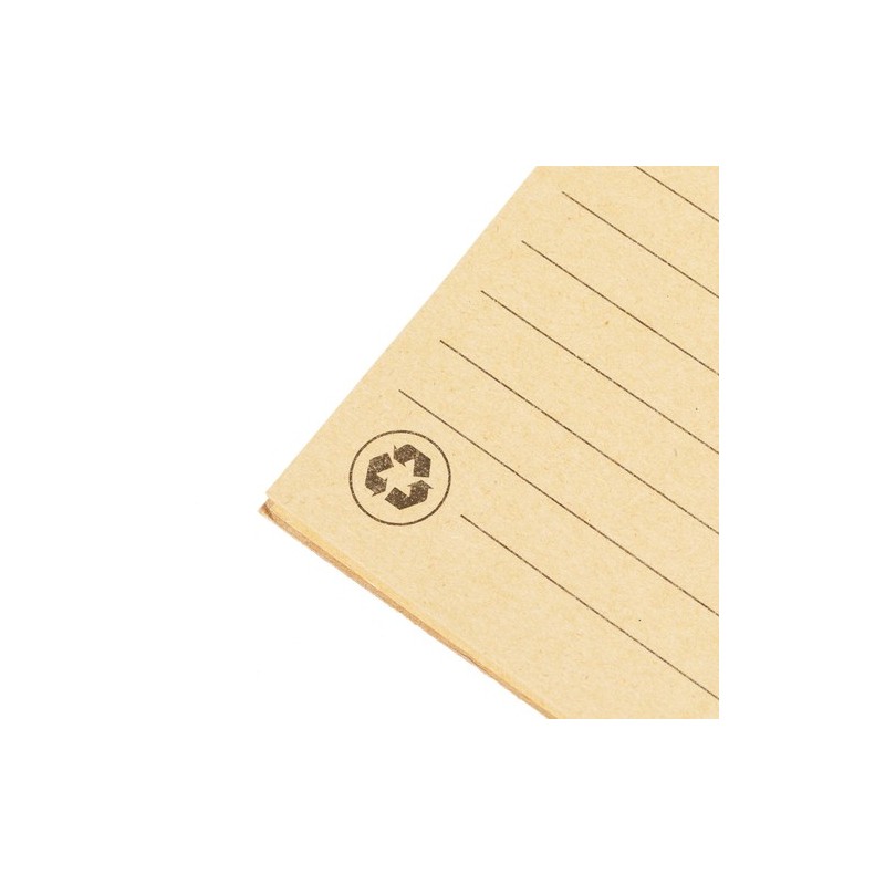 Cahier Éco-responsable Personnalisé Stylé Gienah pas cher Matières : liège Couleurs : noir objet promotionnel éco-responsable