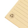 Cahier Éco-responsable Personnalisé Stylé Gienah pas cher Matières : liège Couleurs : noir objet promotionnel éco-responsable