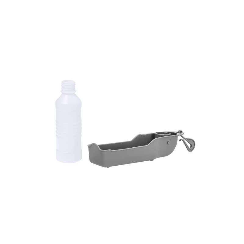 Bidon Ergonomique Personnalisé pour Animaux de Compagnie - 250 ml Eritsen Matières : polypropylène (PP) Couleurs : gris impressi