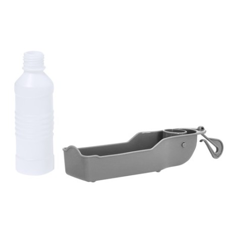 Bidon Ergonomique Personnalisé pour Animaux de Compagnie - 250 ml Eritsen Matières : polypropylène (PP) Couleurs : gris impressi