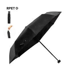 Parapluie Éco-responsable Personnalisé et Stylé - Claris pas cher Matières : PET recyclé Couleurs : noir 2