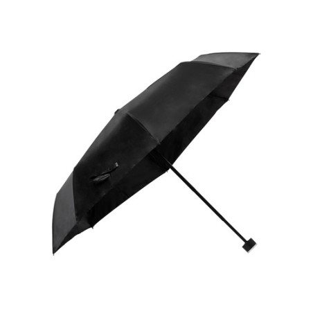 Parapluie Éco-responsable Personnalisé et Stylé - Claris pas cher Matières : PET recyclé Couleurs : noir impression haute défini