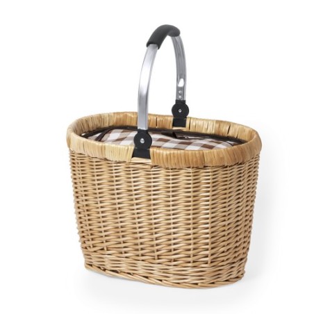 Sac Isotherme Pratique Éco-responsable pour Pique-Nique Halbax Matières : osier marquage laser ultra précis