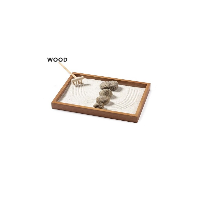 Mini Jardin Zen Éco-responsable pour Détente - Azumy Matières : bois