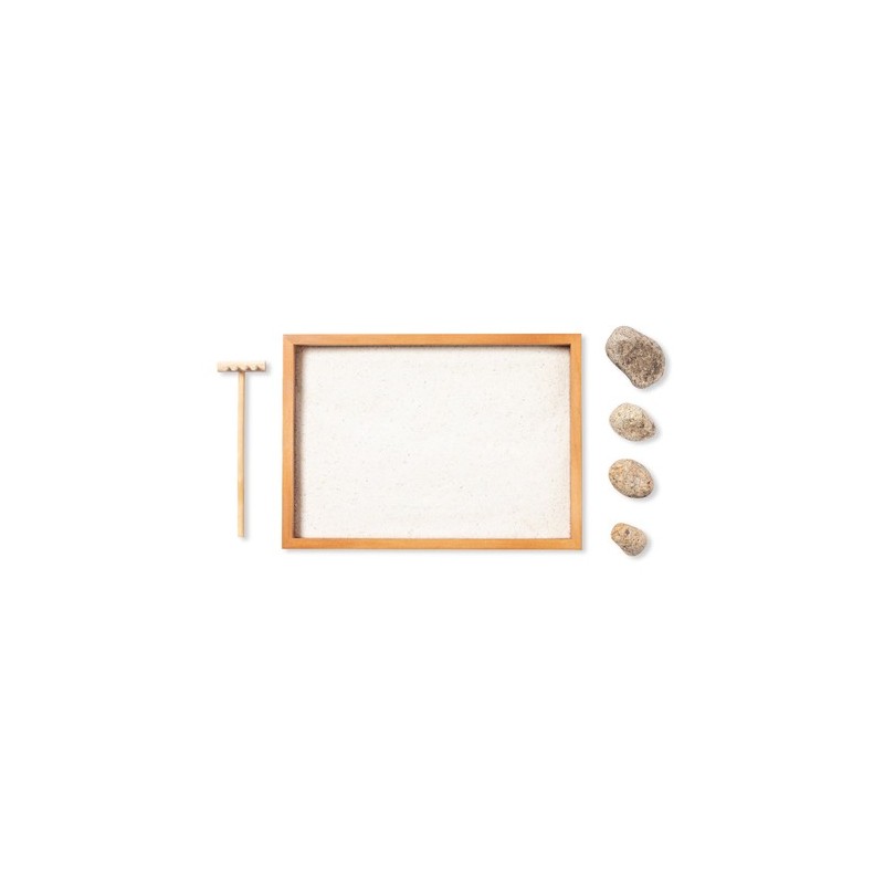 Mini Jardin Zen Éco-responsable pour Détente - Azumy Matières : bois cadeau entreprise pas cher