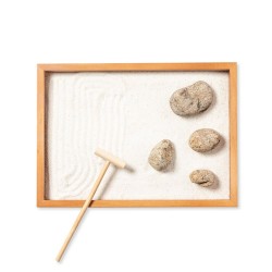 Mini Jardin Zen Éco-responsable pour Détente - Azumy Matières : bois goodies publicitaire événementiel