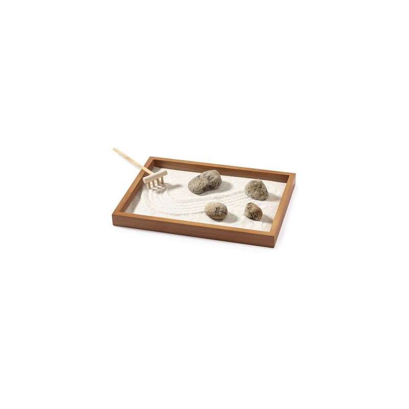 Mini Jardin Zen Éco-responsable pour Détente - Azumy Matières : bois objet promotionnel éco-responsable
