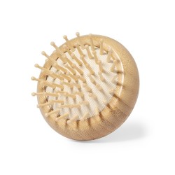 Brosse à Cheveux Éco-responsable en Bambou avec Miroir Personnalisée - Bonnie Matières : bambou 2