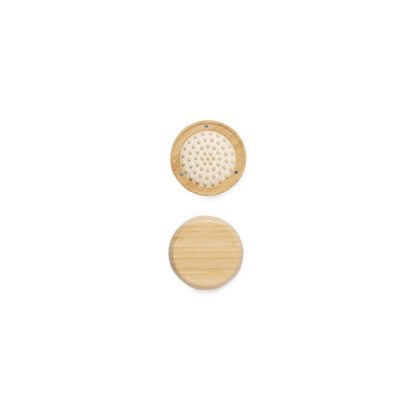 Brosse à Cheveux Éco-responsable en Bambou avec Miroir Personnalisée - Bonnie Matières : bambou goodies publicitaire événementie