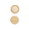 Brosse à Cheveux Éco-responsable en Bambou avec Miroir Personnalisée - Bonnie Matières : bambou goodies publicitaire événementie