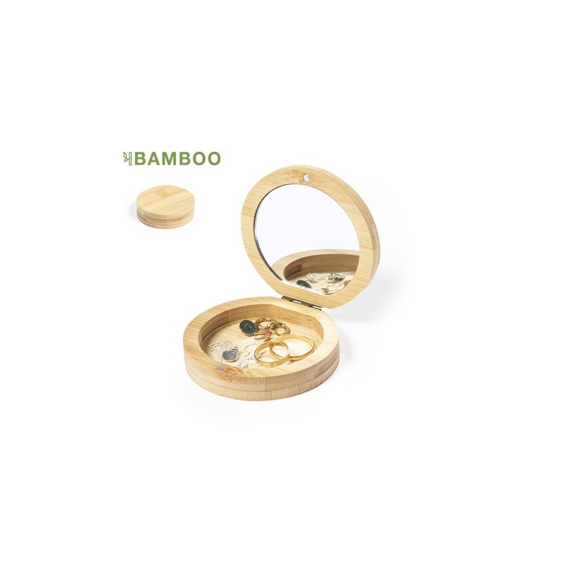 Étui à Bijoux Personnalisé Élégance Naturelle Gonzalex pas cher Matières : bambou